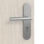 Detailansicht der Oberfläche von Eiche lasiert Basic Durat Wohnungseingangstür - Huga