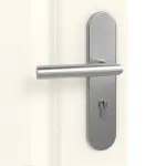 Detailansicht der Oberfläche von Carolina 1 ClassicLine Weißlack Wohnungseingangstür - Hörmann