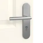 Detailansicht der Oberfläche von Carolina 2 ClassicLine Weißlack Wohnungseingangstür - Hörmann