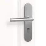 Detailansicht der Oberfläche von Carolina 5 ClassicLine Weißlack Wohnungseingangstür - Hörmann