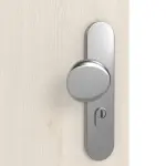 Detailansicht der Oberfläche von GARANT Wohnungseingangstür Authentic Perl CePaL