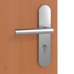 Detailansicht der Oberfläche von Buche Längs Living Echtholzfurniert Wohnungseingangstür - Jeld-Wen