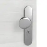 Detailansicht der Oberfläche von GARANT Wohnungseingangstür Quer Authentic Grigio GCK08