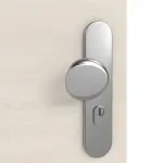 Detailansicht der Oberfläche von GARANT Wohnungseingangstür Quer Authentic Perl GCK08