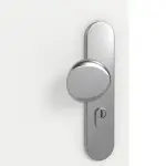 Detailansicht der Oberfläche von GARANT Wohnungseingangstür D354-60 Designer White Resopal