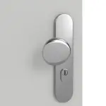 Detailansicht der Oberfläche von GARANT Wohnungseingangstür D92-60 Dove Grey Resopal