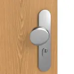 Detailansicht der Oberfläche von GARANT Wohnungseingangstür Eiche Premium GCK08