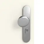 Detailansicht der Oberfläche von GARANT Wohnungseingangstür 9417-60 Snow White CePaL mit Lichtausschnitt LA-10