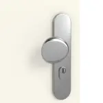 Detailansicht der Oberfläche von GARANT Wohnungseingangstür 9417-60 Snow White CePaL mit Lichtausschnitt LA-12