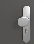 Detailansicht der Oberfläche von GARANT Wohnungseingangstür 10622-60 Ebony CePaL mit Lichtausschnitt LA-13