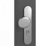 Detailansicht der Oberfläche von GARANT Wohnungseingangstür 10622-60 Ebony CePaL mit Lichtausschnitt LA-2