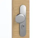 Detailansicht der Oberfläche von GARANT Wohnungseingangstür Quer Authentic Asteiche CePaL mit Lichtausschnitt LA-2