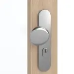 Detailansicht der Oberfläche von GARANT Wohnungseingangstür Authentic Achat CePaL mit Lichtausschnitt LA-3