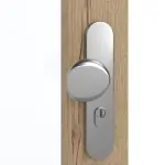 Detailansicht der Oberfläche von GARANT Wohnungseingangstür Authentic Risseiche CePaL mit Lichtausschnitt LA-3