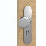 Detailansicht der Oberfläche von GARANT Wohnungseingangstür Quer Authentic Asteiche GCK08 mit Lichtausschnitt LA-3