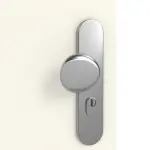 Detailansicht der Oberfläche von GARANT Wohnungseingangstür 9417-60 Snow White CePaL mit Lichtausschnitt LA-7