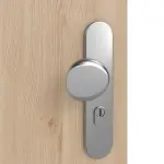 Detailansicht der Oberfläche von GARANT Wohnungseingangstür Authentic Achat GCK08 mit Lichtausschnitt LA-7