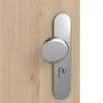 Detailansicht der Oberfläche von GARANT Wohnungseingangstür Authentic Achat CePaL mit Lichtausschnitt LA-8