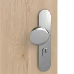 Detailansicht der Oberfläche von GARANT Wohnungseingangstür Authentic Achat GCK08 mit Lichtausschnitt LA-9