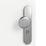 Detailansicht der Oberfläche von GARANT Wohnungseingangstür U11209SD Edelweiß GHK08 mit Lichtausschnitt LA-9