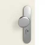 Detailansicht der Oberfläche von GARANT Wohnungseingangstür Weißlack 9010 GHK08