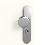 Detailansicht der Oberfläche von GARANT Wohnungseingangstür U11026SD Kristallweiß GHK08