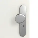 Detailansicht der Oberfläche von GARANT Wohnungseingangstür Weiß Struktur Premium GCK08