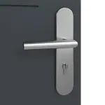 Detailansicht der Oberfläche von Groove 11 ProLine Lack Anthrazit RAL 7016 Wohnungseingangstür - Hörmann