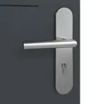 Detailansicht der Oberfläche von Signum 11 Basic Lack Anthrazit RAL 7016 Wohnungseingangstür - Huga