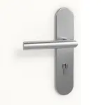 Detailansicht der Oberfläche von Signum 14 Basic Lack Verkehrsweiß RAL 9016 Wohnungseingangstür - Huga