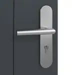 Detailansicht der Oberfläche von Signum 20 Basic Lack Anthrazit RAL 7016 Wohnungseingangstür - Huga