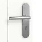 Detailansicht der Oberfläche von Signum 20 Basic Lack Verkehrsweiß RAL 9016 Wohnungseingangstür - Huga