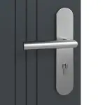 Detailansicht der Oberfläche von Signum 21 Basic Lack Anthrazit RAL 7016 Wohnungseingangstür - Huga