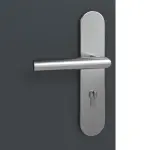 Detailansicht der Oberfläche von Groove 23 ProLine Lack Anthrazit RAL 7016 Wohnungseingangstür - Hörmann