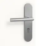 Detailansicht der Oberfläche von Signum 23 Basic Lack Verkehrsweiß RAL 9016 Wohnungseingangstür - Huga