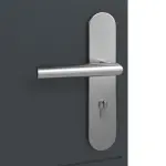 Detailansicht der Oberfläche von Signum 29 Basic Lack Anthrazit RAL 7016 Wohnungseingangstür - Huga