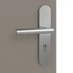 Detailansicht der Oberfläche von Signum 31 Basic Lack Taupe RAL 7048 Wohnungseingangstür - Huga