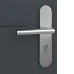 Detailansicht der Oberfläche von Signum 34 Basic Lack Anthrazit RAL 7016 Wohnungseingangstür - Huga