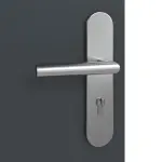 Detailansicht der Oberfläche von Groove 39 ProLine Lack Anthrazit RAL 7016 Wohnungseingangstür - Hörmann