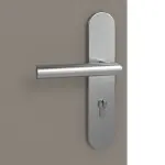 Detailansicht der Oberfläche von Signum 39 Basic Lack Taupe RAL 7048 Wohnungseingangstür - Huga