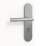 Detailansicht der Oberfläche von Signum 39 Basic Lack Verkehrsweiß RAL 9016 Wohnungseingangstür - Huga