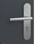 Detailansicht der Oberfläche von Signum 53 Basic Lack Anthrazit RAL 7016 Wohnungseingangstür - Huga