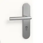 Detailansicht der Oberfläche von Signum 53 Basic Lack Verkehrsweiß RAL 9016 Wohnungseingangstür - Huga