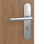 Detailansicht der Oberfläche von Typ 52 Eiche natur lackiert Echtholzfurniert Wohnungseingangstür - Kilsgaard