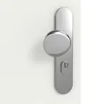 Detailansicht der Oberfläche von Typ 52 TopWeiß Lamikor Wohnungseingangstür - Kilsgaard