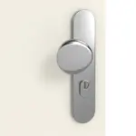 Detailansicht der Oberfläche von Typ 52 Weiß Lamikor Wohnungseingangstür - Kilsgaard