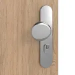 Detailansicht der Oberfläche von Typ 52 Raucheiche Lamikor Wohnungseingangstür - Kilsgaard