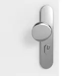 Detailansicht der Oberfläche von Typ 52 Uni Grau Lamikor Wohnungseingangstür - Kilsgaard