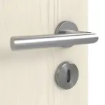 Detailansicht der Oberfläche von Lärche lasiert LA 14 Basic Durat Doppelflügeltür inkl. Zarge - Huga