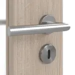 Detailansicht der Oberfläche von Eiche grau LA 7 Basic Durat Doppelflügeltür inkl. Zarge - Huga